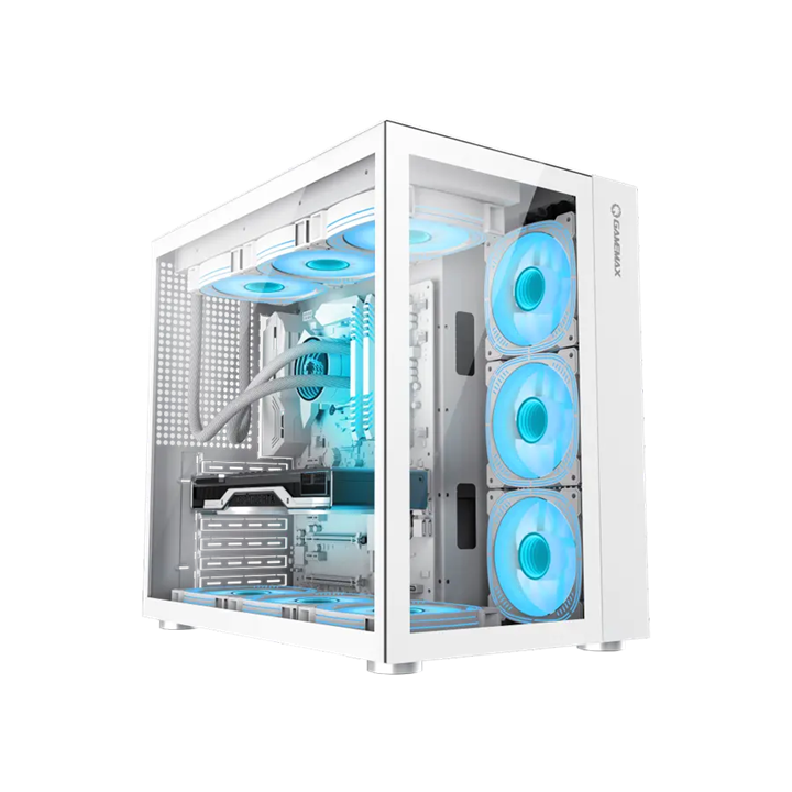 کیس گیمینگ گیم مکس GAMEMAX Infinity White سفید GameMax  Infinity Mid Tower White Gaming Computer Case